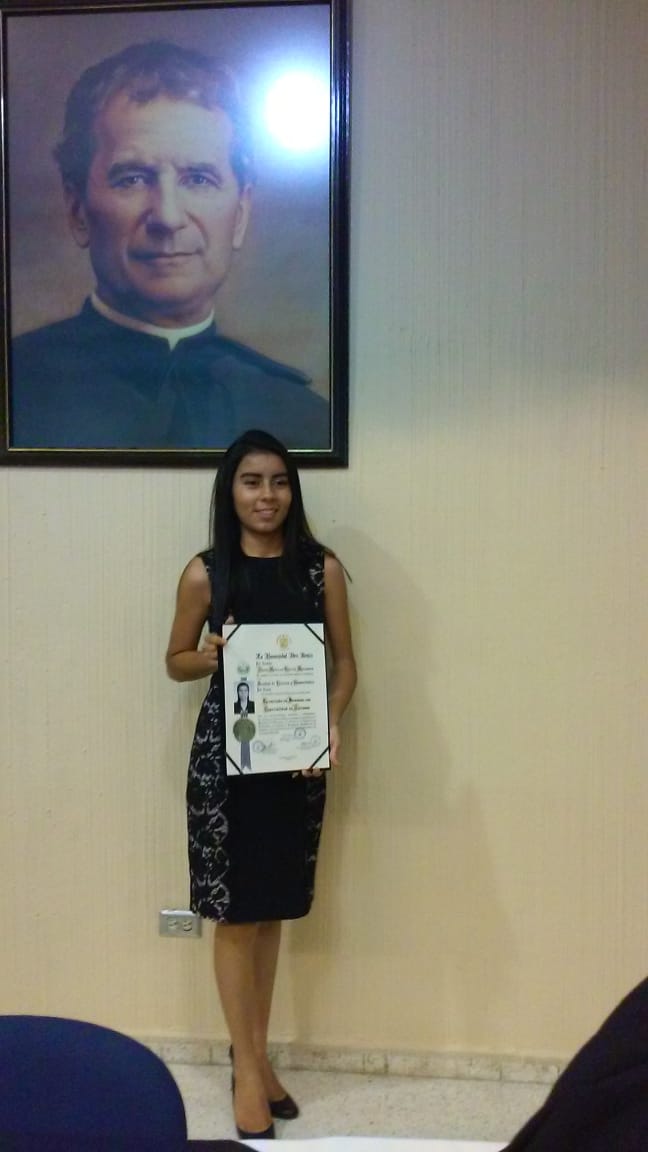 Tania Garcia from El Salvador